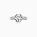 Luster one carat engagement ring