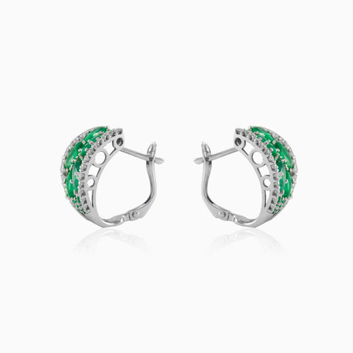 Smaragdové paradise náušnice