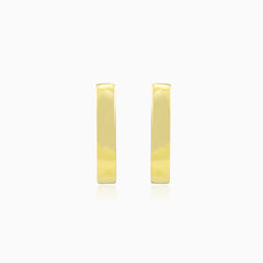 Minimalistické zlaté náušnice
