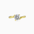 Tilt gold ring