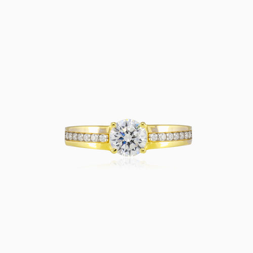 Zeitgenössischer Akzent-Goldring
