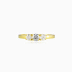 Classic trilogy gold ring