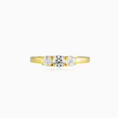 Classic trilogy gold ring