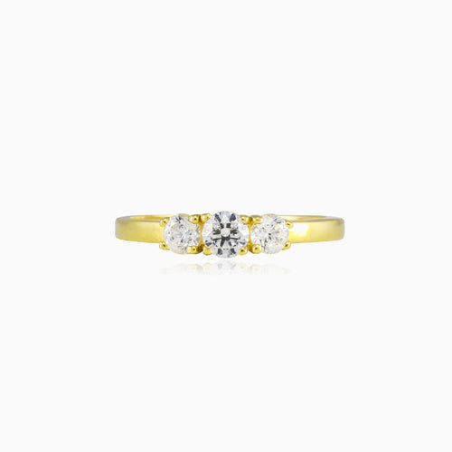 Classic trilogy gold ring