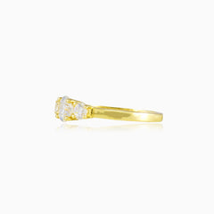 Classic trilogy gold ring