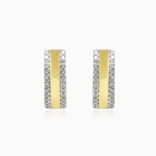 Creolen mit Diamanten