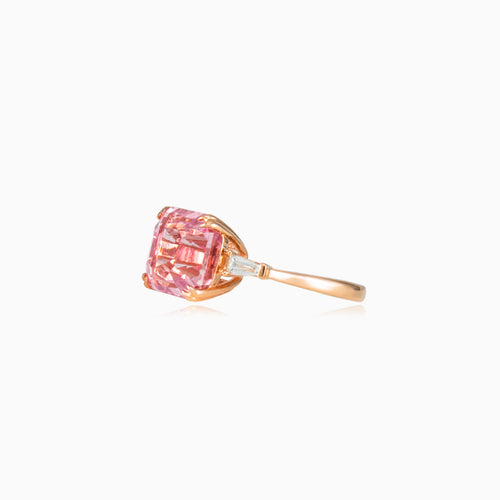 Rosa Turmalinring