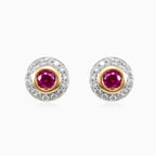 Rubin- und Diamant-Goldstecker