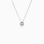 Bezel necklace