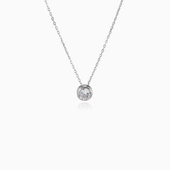 Bezel necklace