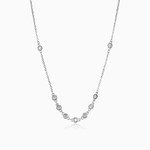 Statement Halskette mit Zirkonia