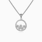 Stern im Kreis Anhänger