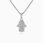 Cubic-Zirkonia-Hamsa-Pendant