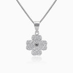 Pavé-Kleeblatt-Anhänger