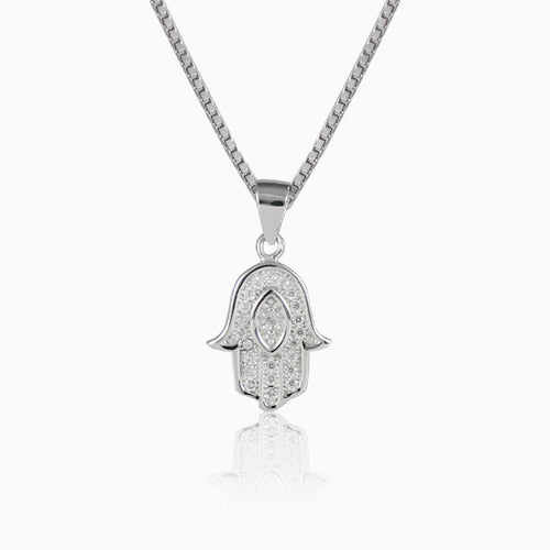 Crystal hamsa hand