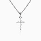 Marquise cubic zirconia cross