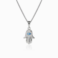 Přívěsek Hamsa ruka s ďábelským okem