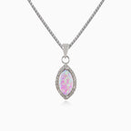 Marquise-Pinkopal-Anhänger