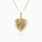 Double sided heart pendant