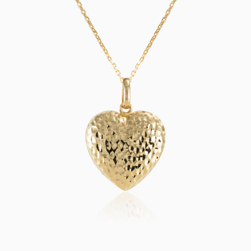 Double sided heart pendant
