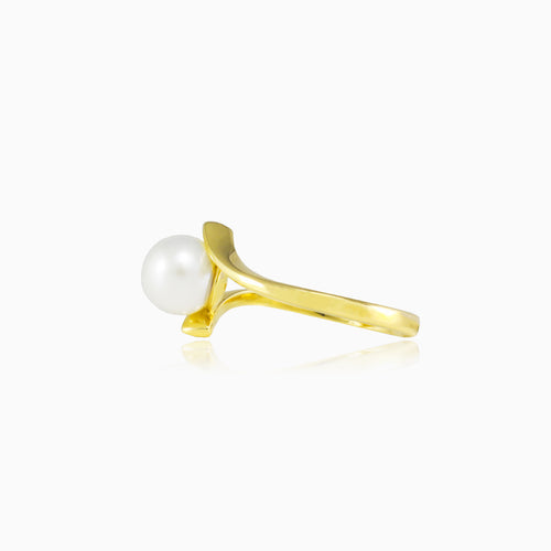 Gedrehter Perlen-Goldring