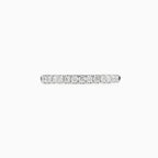 One line diamond ring