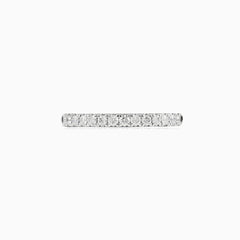One line diamond ring