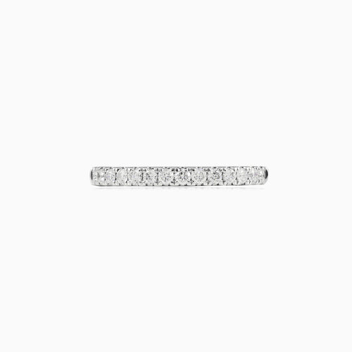 One line diamond ring