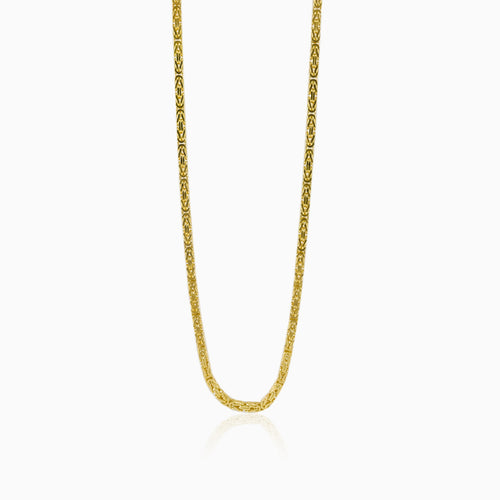 Gold byzantine chain