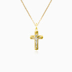Klassisches goldenes Kreuz