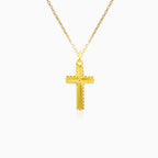 Graviertes Goldkreuz