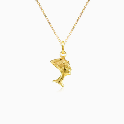 Gold-Nefertiti-Anhänger