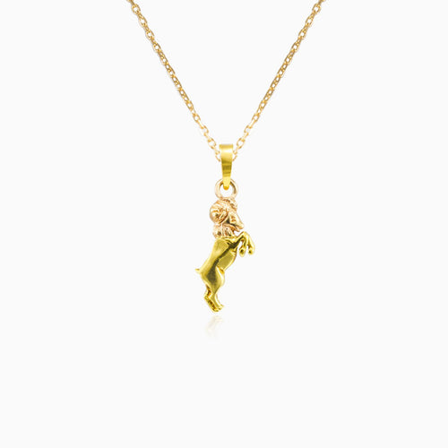 Gold-Aries-Sternzeichen-Anhänger