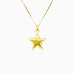 Gold-Stern-Anhänger