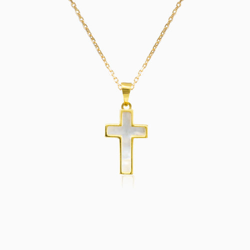 Perlmutt-Gold-Kreuz