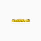 Yellow sapphire band