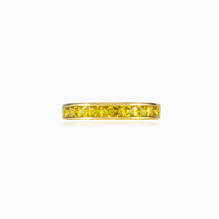 Yellow sapphire band
