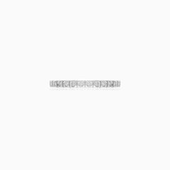 White Gold Bezel Set Diamond Eternity Ring