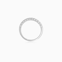 White Gold Bezel Set Diamond Eternity Ring