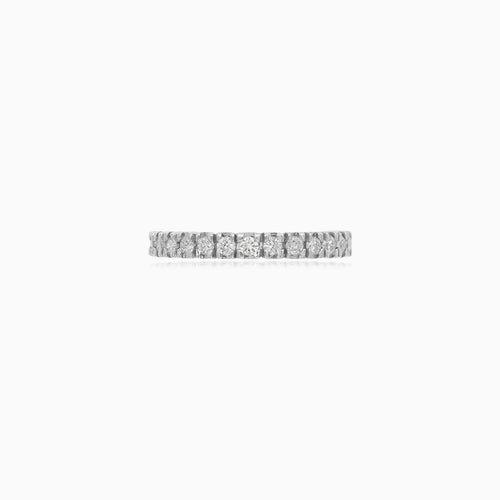 Diamond Eternity Ring in White Gold