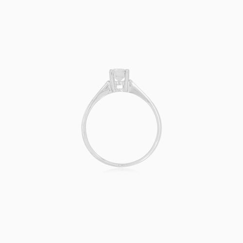 Classic White Gold Diamond Engagement Ring