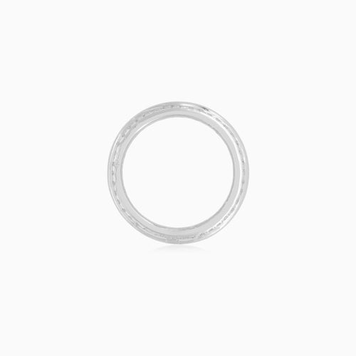 Double Eternity Row Diamond Ring