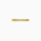 Yellow Gold Diamond Channel Band Ring