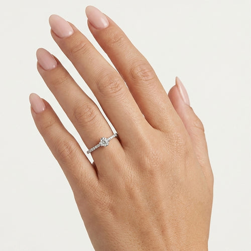 Timeless White Gold Diamond Ring