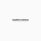 White Gold Diamond Stackable Ring