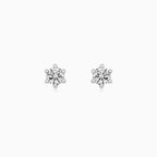 Classic White Gold Diamond Stud Earrings