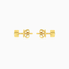Classic Bezel Diamond Stud Earrings