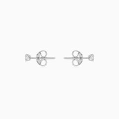 Classic White Gold Diamond Stud Earrings