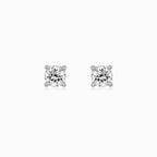 Classic White Gold Diamond Stud Earrings