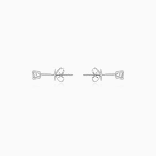 Classic White Gold Diamond Stud Earrings